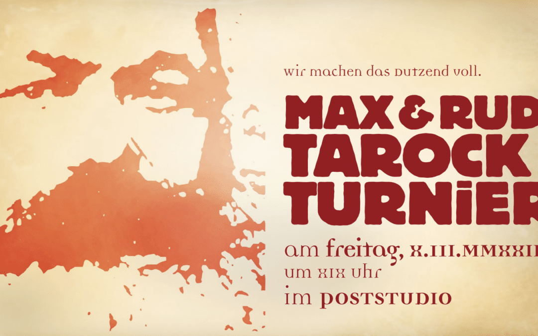 MAX & RUDI TAROCK TURNIER